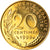 Moneda, Francia, Marianne, 20 Centimes, 1999, Paris, SC, Aluminio - bronce