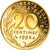 Moneda, Francia, Marianne, 20 Centimes, 1995, Paris, BE, SC, Aluminio - bronce