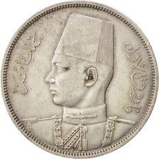 EGYPT, 10 Piastres, 1939, British Royal Mint, KM #367, EF(40-45), Silver, 31,...