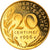 Moneda, Francia, Marianne, 20 Centimes, 1996, Paris, BE, SC, Aluminio - bronce