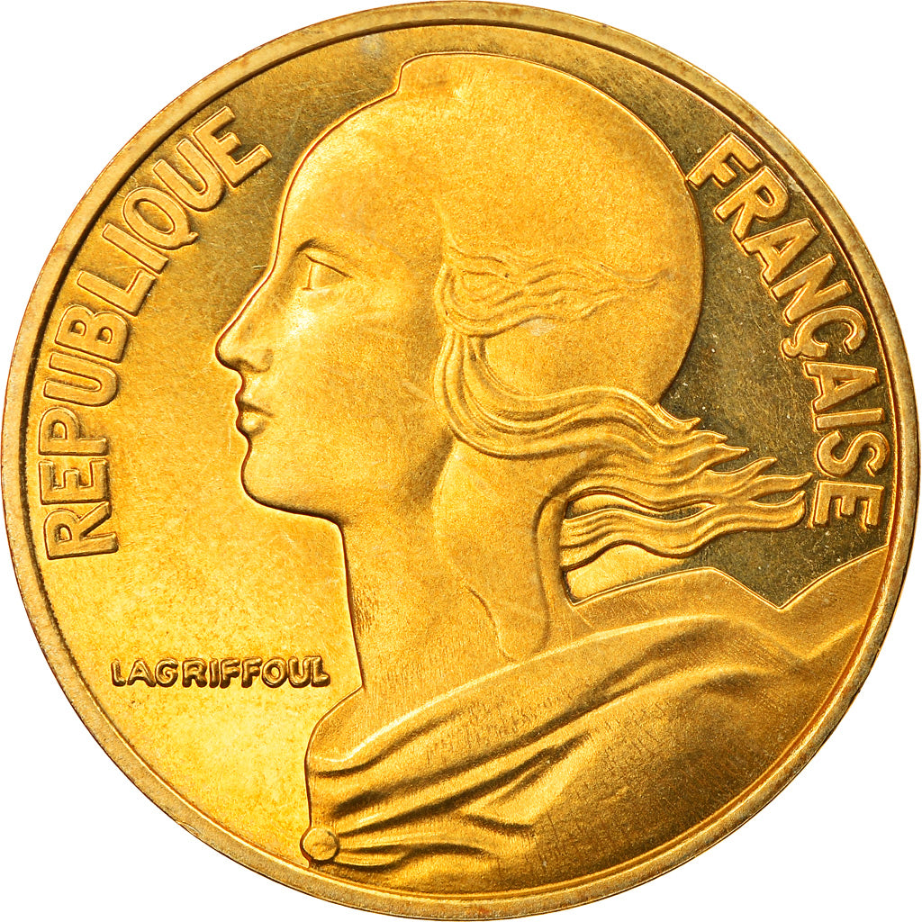 Moeda, França, Marianne, 20 Centimes, 1998, Paris, BE, MS(63)