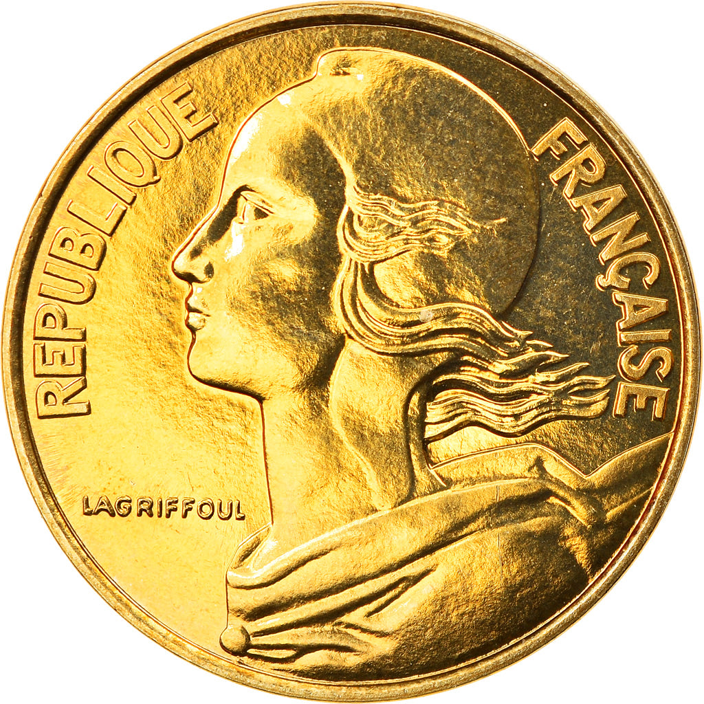 Coin, France, Marianne, 10 Centimes, 1993, Paris, Frappe médaille, MS(63)