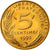 Coin, France, Marianne, 5 Centimes, 1992, Paris, BE, MS(63), Aluminum-Bronze