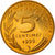 Coin, France, Marianne, 5 Centimes, 1999, Paris, BE, MS(63), Aluminum-Bronze