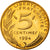 Coin, France, Marianne, 5 Centimes, 1994, Paris, BE, MS(63), Aluminum-Bronze
