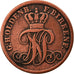 Coin, German States, BIRKENFELD, Paul Friedrich August, 3 Pfennige, 1858