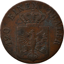 Coin, German States, PRUSSIA, Friedrich Wilhelm III, 3 Pfennig, 1828