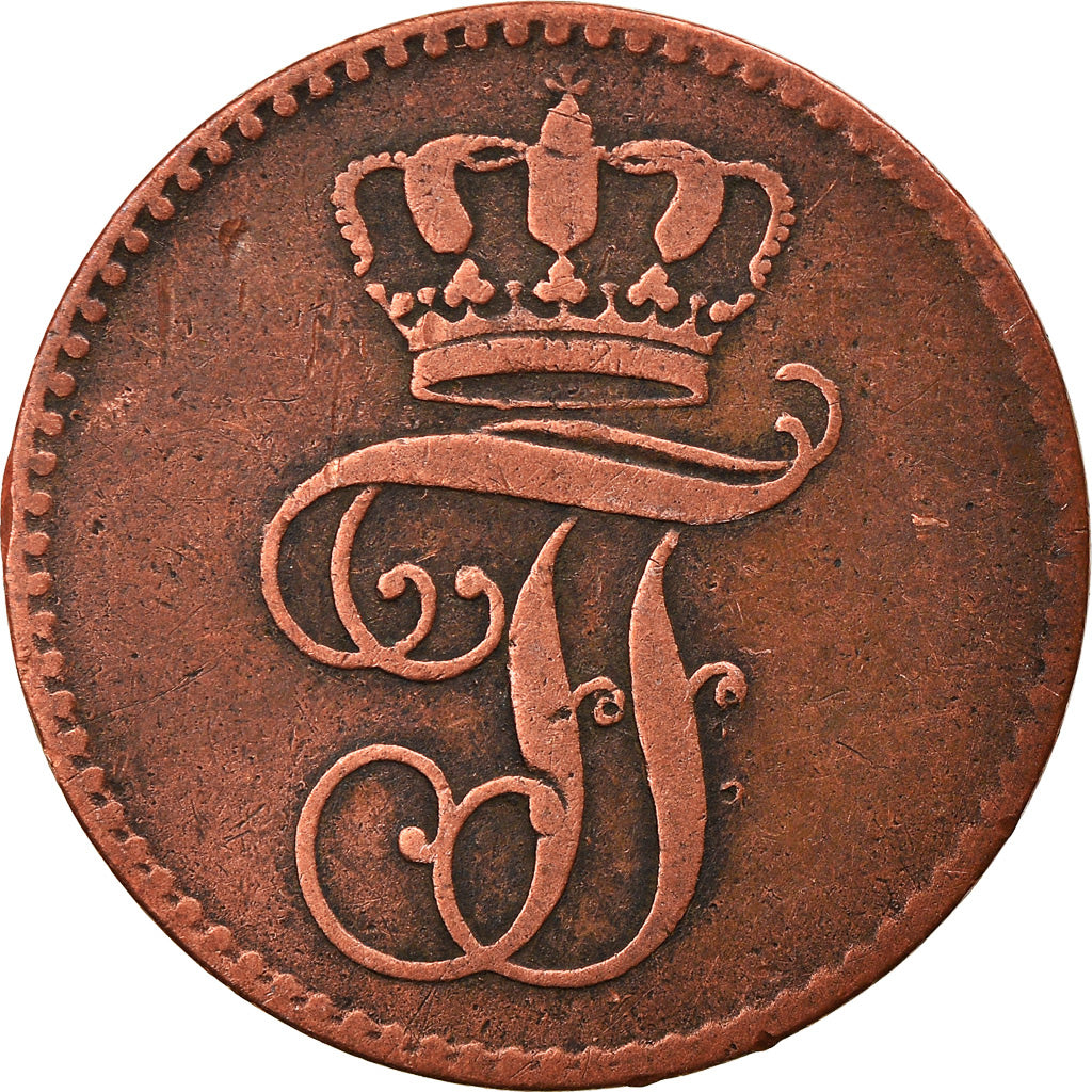 Coin, German States, MECKLENBURG-SCHWERIN, Friedrich Franz II, 3 Pfennig