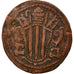 Coin, ITALIAN STATES, PAPAL STATES-FERRARA, Benedict XIV, Quattrino, 1745, Roma