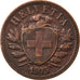 Münze, Schweiz, 2 Rappen, 1903, Bern, SS, Bronze, KM:4.2