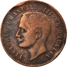 Coin, Italy, Vittorio Emanuele III, 2 Centesimi, 1908, Rome, VF(30-35), Bronze