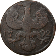 Coin, German States, AACHEN, 12 Heller, 1792, VF(20-25), Copper, KM:51