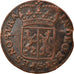 Moneta, Holandia, GELDERLAND, Duit, 1767, EF(40-45), Miedź, KM:93