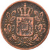 Moneta, Stati tedeschi, BAVARIA, Maximilian II, 1/2 Kreuzer, 1851, BB, Rame
