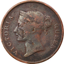 Coin, Straits Settlements, Victoria, Cent, 1845, VF(20-25), Copper, KM:3