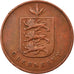 Coin, Guernsey, Double, 1830, Heaton, EF(40-45), Copper, KM:1