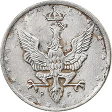 Moneta, Polska, 10 Fenigow, 1917, Stuttgart, Germany, AU(55-58), Żelazo, KM:6