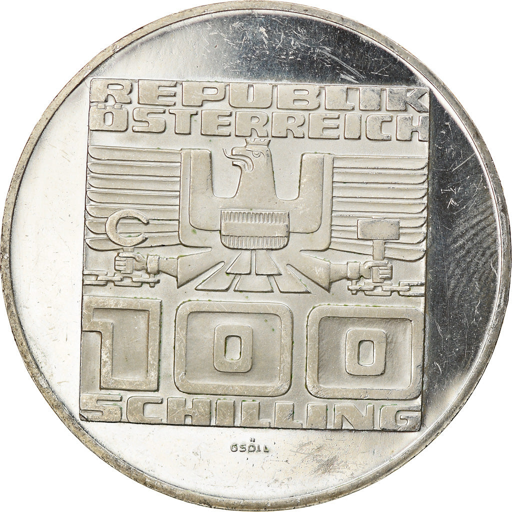 Coin, Austria, 100 Schilling, 1975, Proof, AU(55-58), Silver, KM:2925