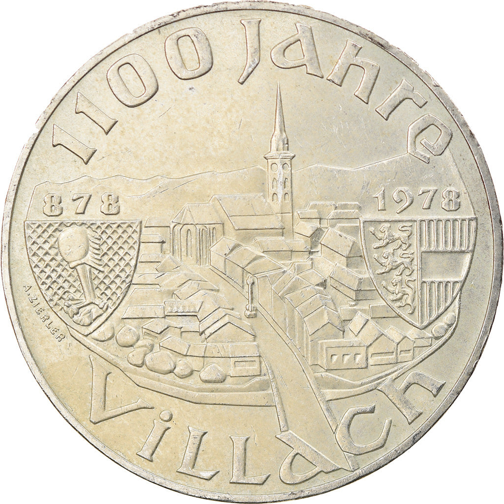 Coin, Austria, Villach, 100 Schilling, 1978, AU(55-58), Silver, KM:2940