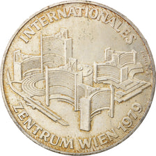 Münze, Österreich, Centre International, 100 Schilling, 1979, VZ, Silber