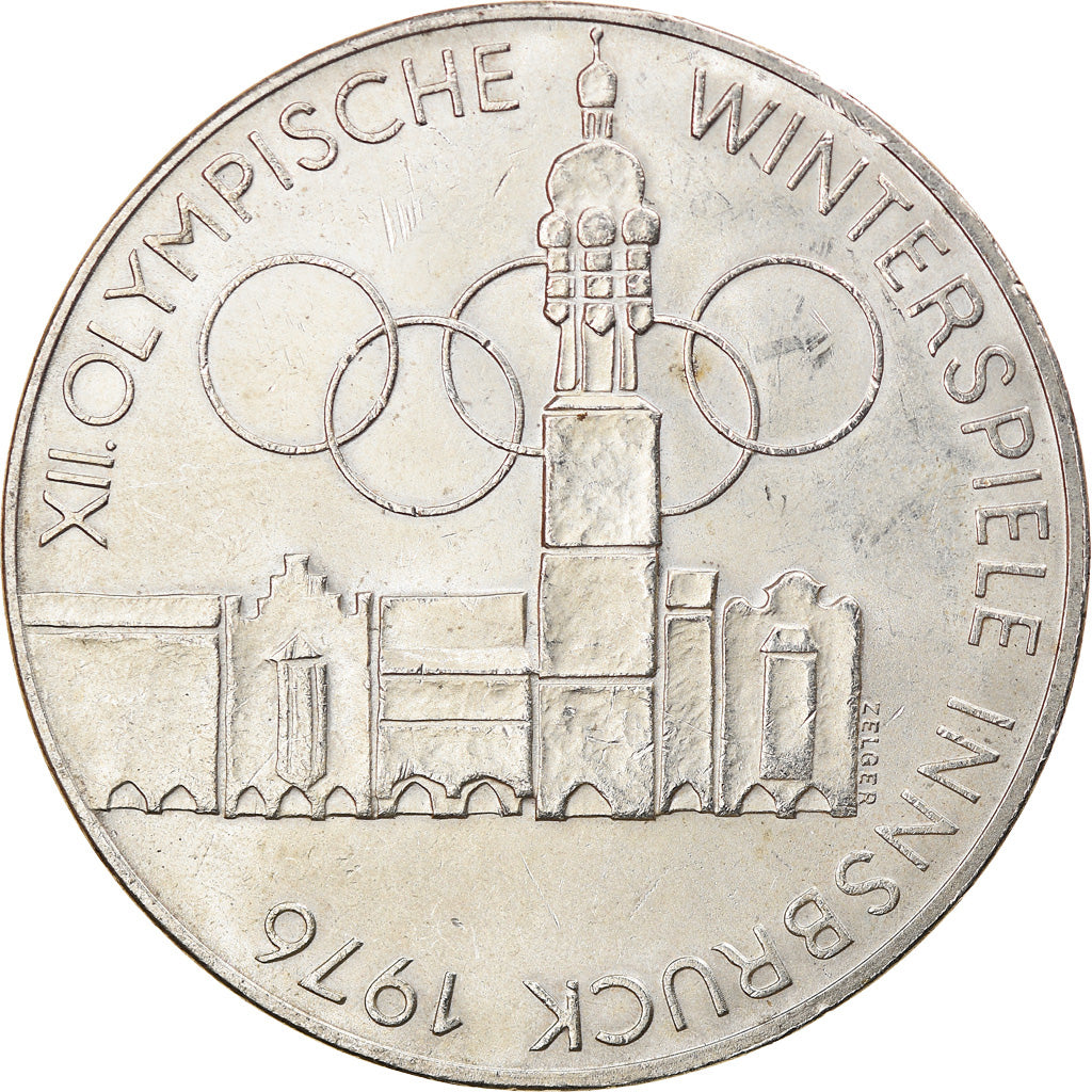 Munten, Oostenrijk, 100 Schilling, 1976, Vienna, PR+, Zilver, KM:2927