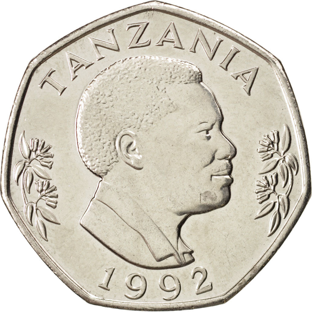 Tanzanie, République, 20 Shilingi 1992, KM 27.2