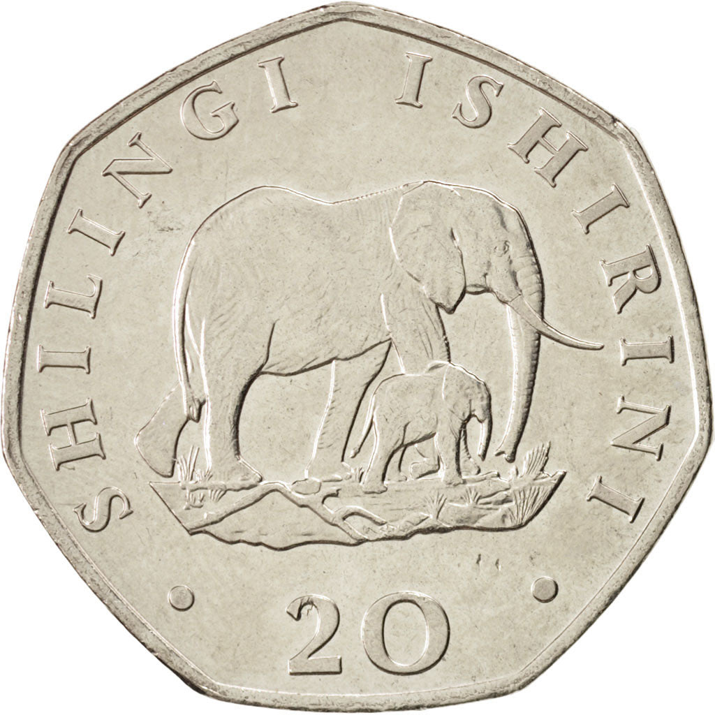 Tanzanie, République, 20 Shilingi 1992, KM 27.2