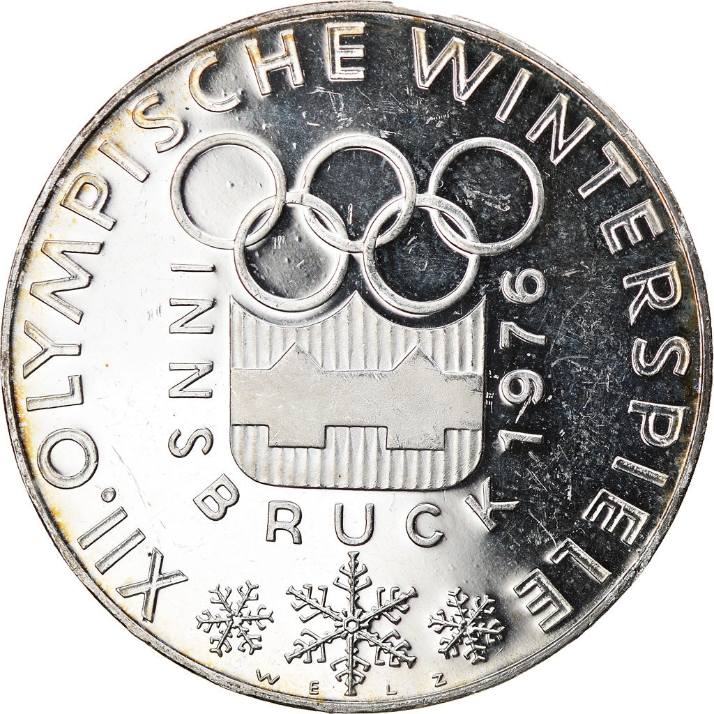 Coin, Austria, 100 Schilling, 1976, Proof, MS(60-62), Silver, KM:2926
