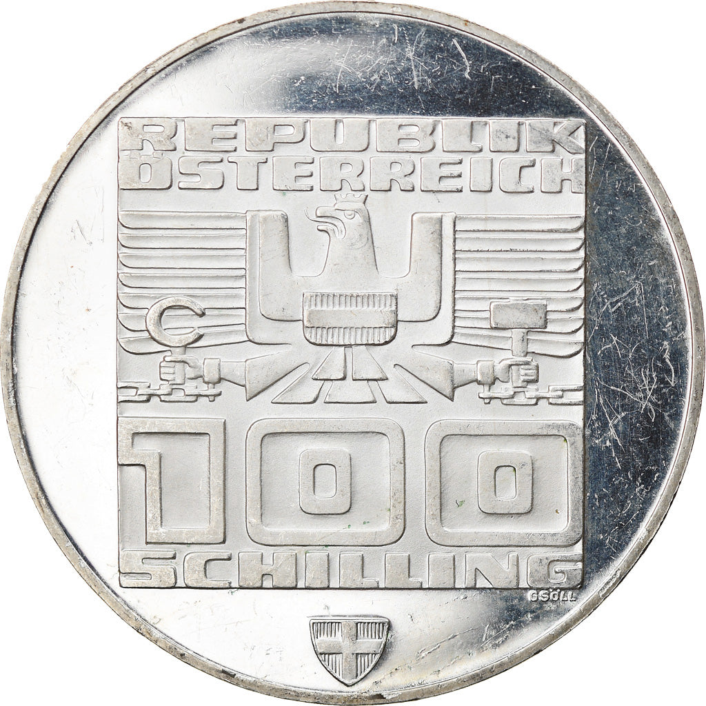 Moneta, Austria, 100 Schilling, 1976, Vienna, Proof, SPL-, Argento, KM:2929