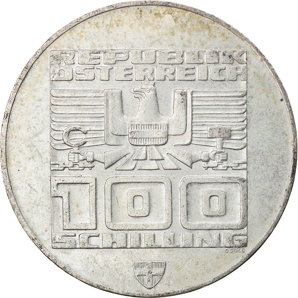Coin, Austria, 100 Schilling, 1976, Vienna, EF(40-45), Silver, KM:2929