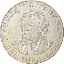 Monnaie, Autriche, Franz Schubert, 50 Schilling, 1978, SUP, Argent, KM:2937