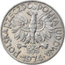 Münze, Polen, 5 Zlotych, 1974, Warsaw, VZ, Aluminium, KM:47