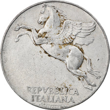Moneta, Italia, 10 Lire, 1950, Rome, MB+, Alluminio, KM:90