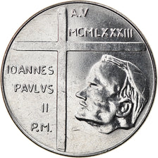 Münze, Vatikanstadt, John Paul II, 100 Lire, 1983, Roma, VZ, Stainless Steel