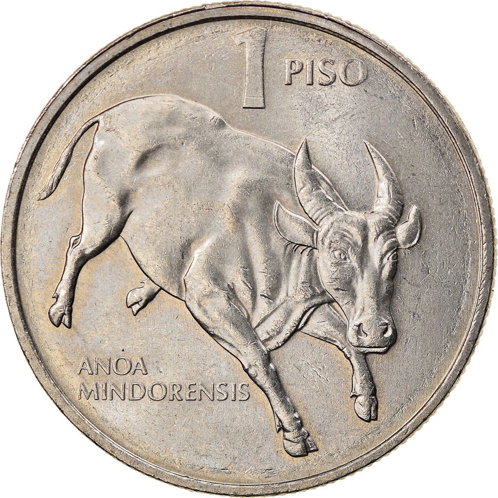 Moneta, Filippine, Piso, 1989, SPL, Rame-nichel, KM:243.3