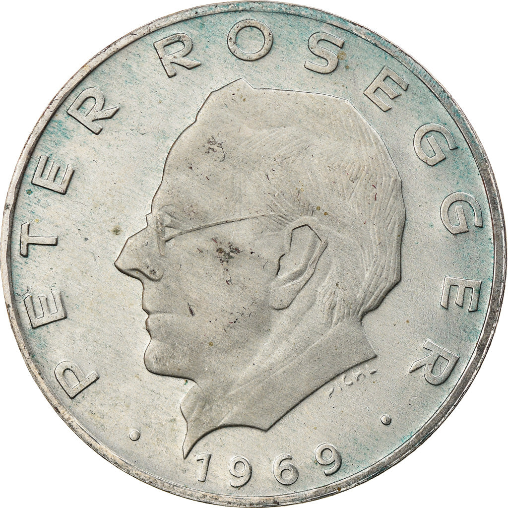 Coin, Austria, 25 Schilling, 1969, Proof, EF(40-45), Silver, KM:2905