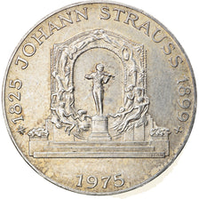 Monnaie, Autriche, Johann Strauss, 100 Schilling, 1975, SUP, Argent, KM:2923
