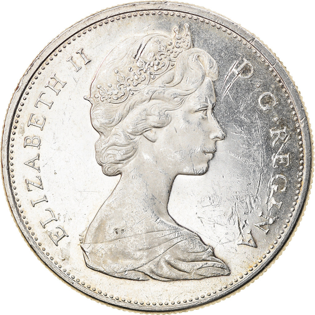 Coin, Canada, Elizabeth II, Dollar, 1965, Royal Canadian Mint, Ottawa
