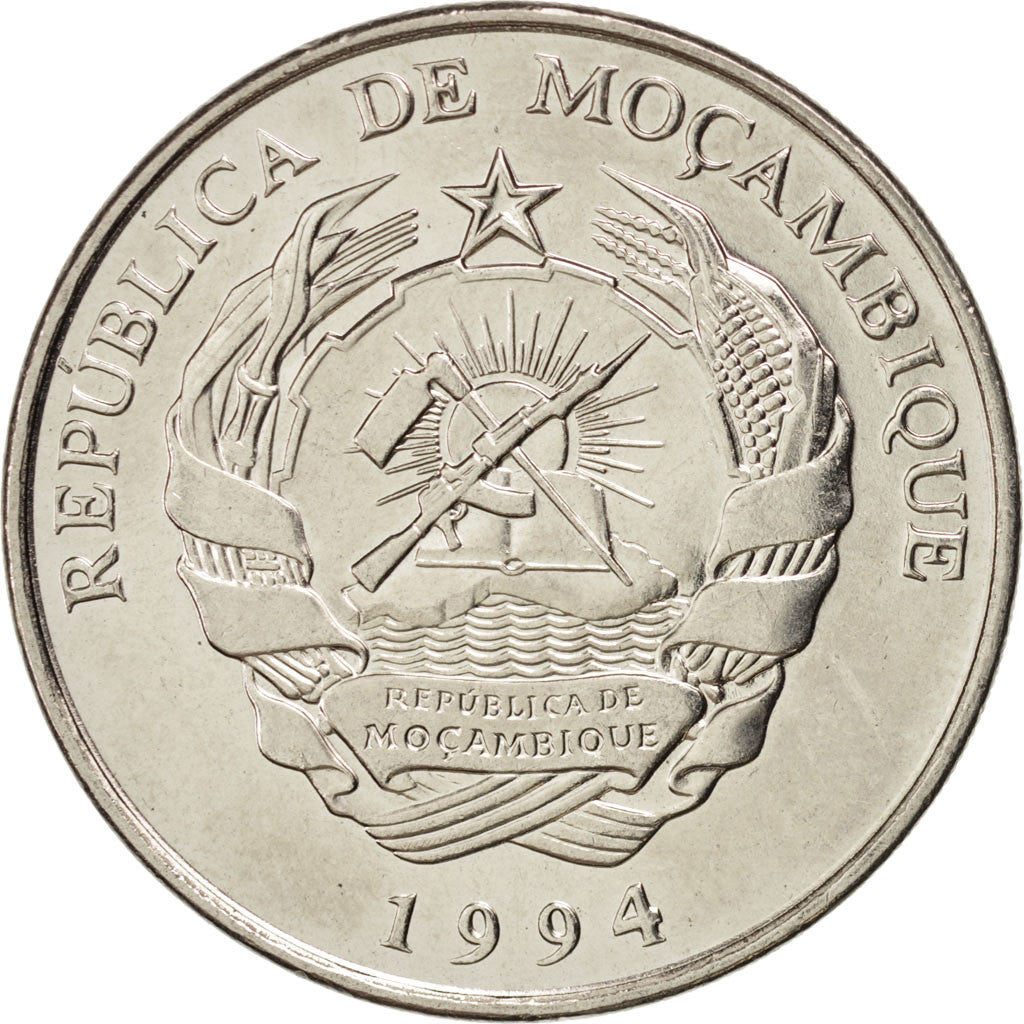 MOZAMBIQUE, 1000 Meticais, 1994, Royal Mint, KM #122, MS(63), Nickel Clad...