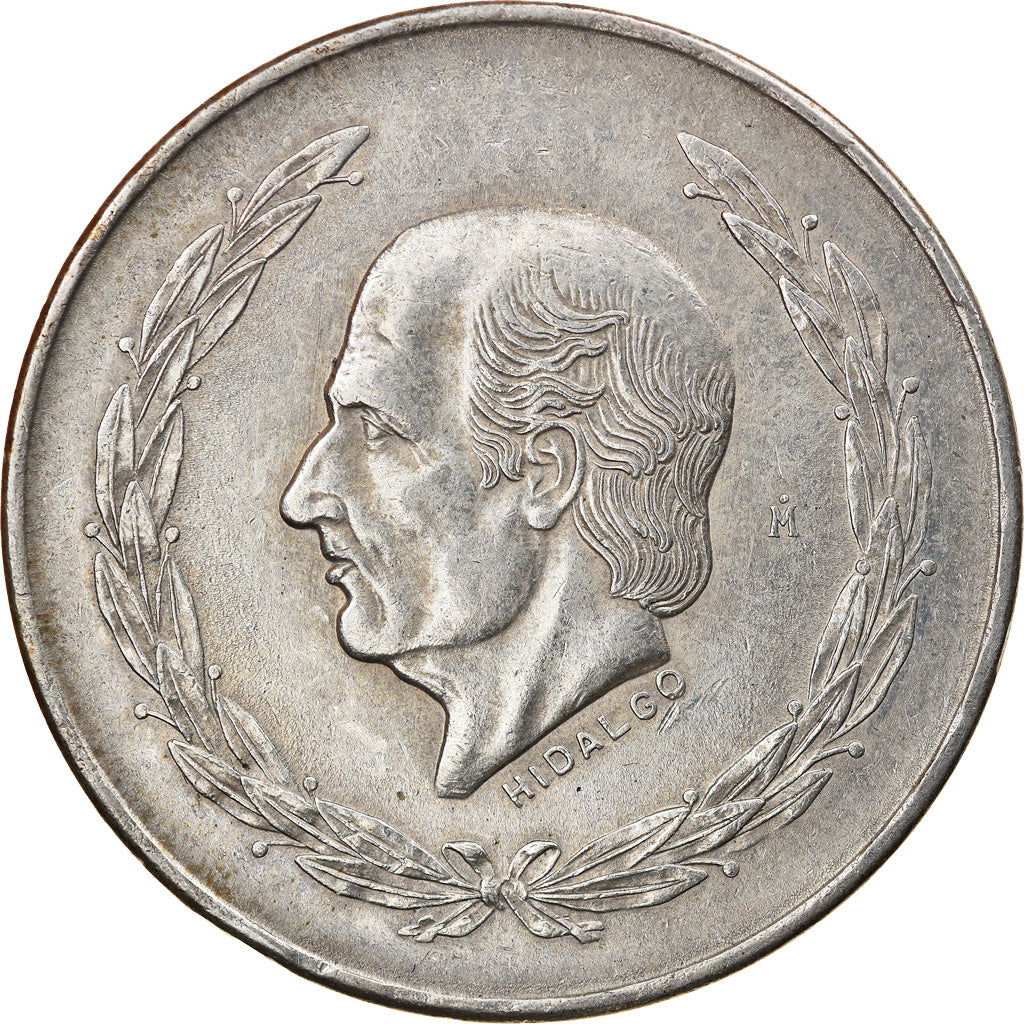 Coin, Mexico, 5 Pesos, 1953, Mexico City, EF(40-45), Silver, KM:467