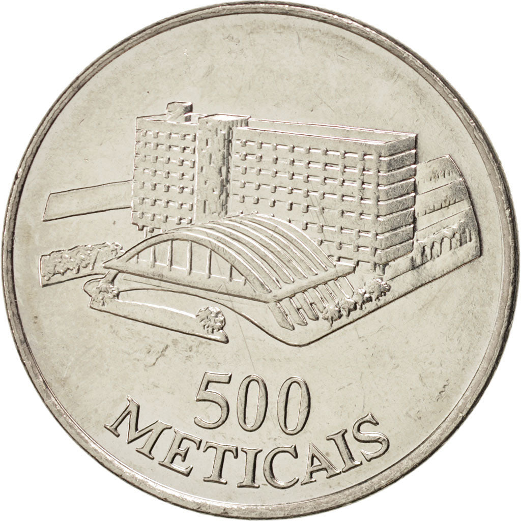 MOZAMBIQUE, 500 Meticais, 1994, Royal Mint, KM #121, MS(63), Nickel Clad Steel,.