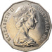 Coin, Australia, Elizabeth II, 50 Cents, 1981, EF(40-45), Copper-nickel, KM:72