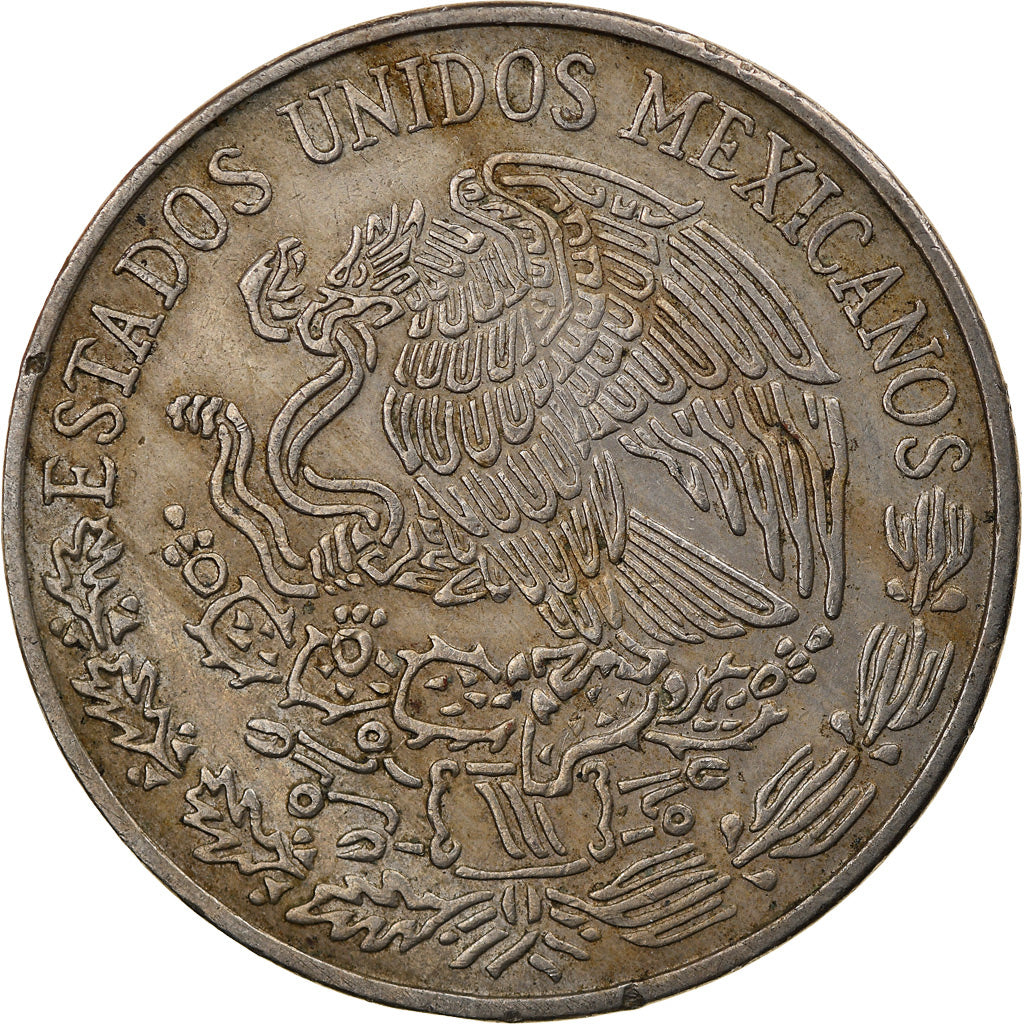 Moneta, Messico, 5 Pesos, 1973, Mexico City, MB+, Rame-nichel, KM:472
