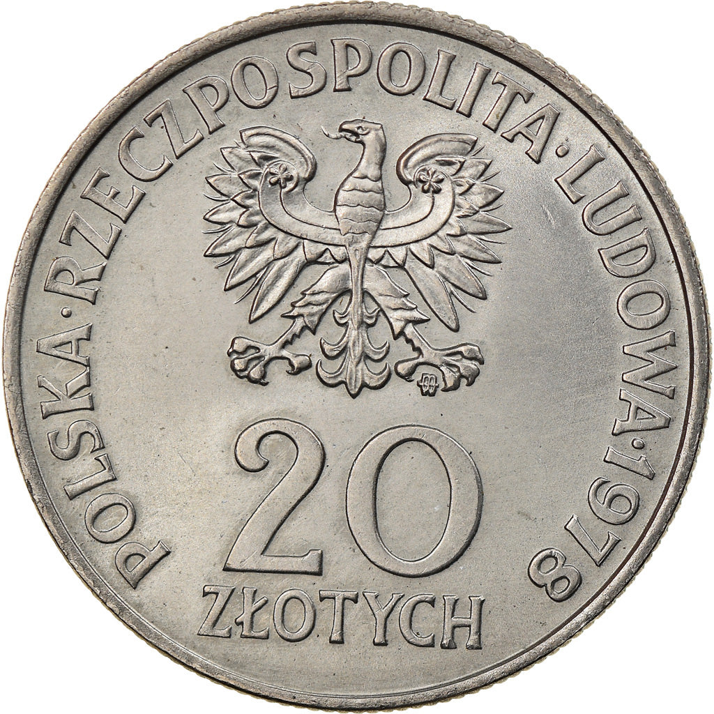 Monnaie, Pologne, 20 Zlotych, 1978, Warsaw, SPL, Copper-nickel, KM:97