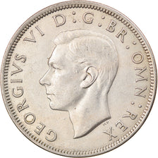 Moneta, Wielka Brytania, George VI, 1/2 Crown, 1950, AU(55-58), Miedź-Nikiel