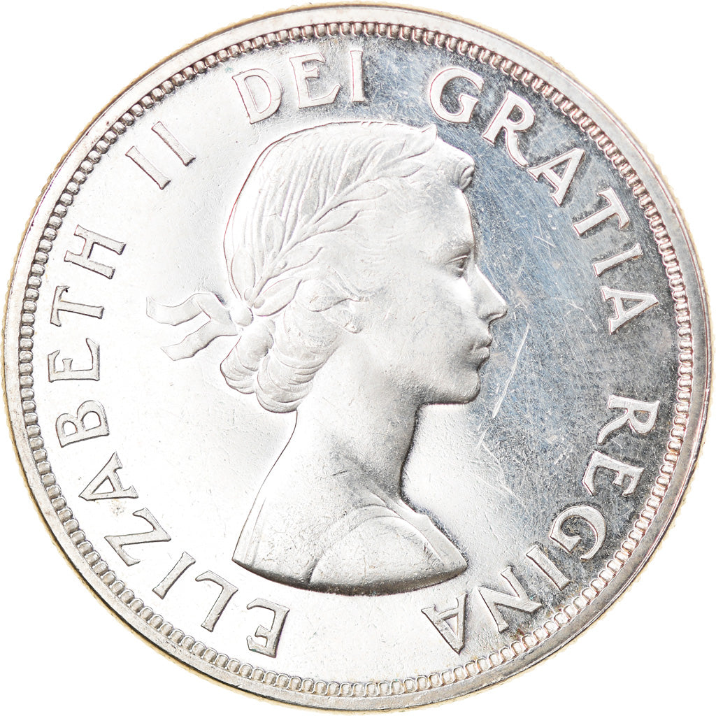 Coin, Canada, Elizabeth II, Dollar, 1963, Royal Canadian Mint, Ottawa