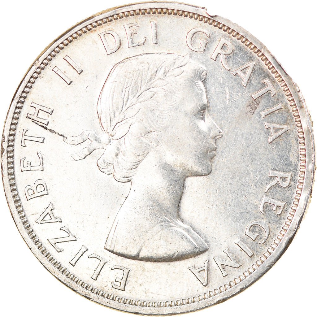 Coin, Canada, Elizabeth II, Dollar, 1959, Royal Canadian Mint, Ottawa
