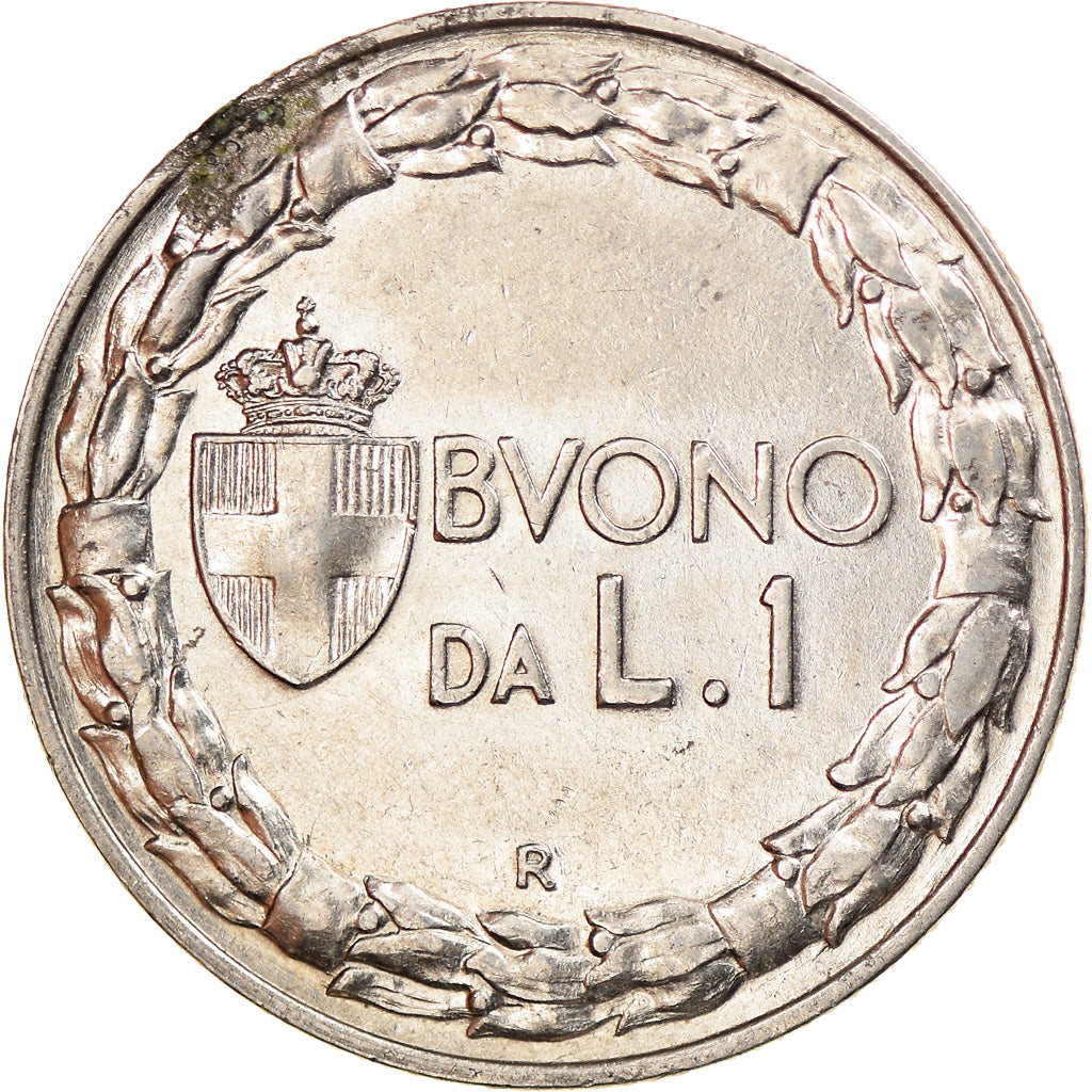 Munten, Italië, Vittorio Emanuele III, Lira, 1922, Rome, ZF+, Nickel, KM:62