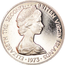 Coin, BRITISH VIRGIN ISLANDS, Elizabeth II, 25 Cents, 1973, Franklin Mint