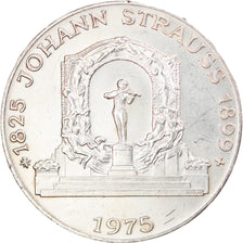 Münze, Österreich, Johann Strauss, 100 Schilling, 1975, VZ, Silber, KM:2923